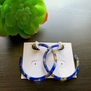 Big blue marble hoop w/back piece